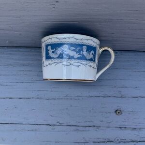 Elegant Blue and White Porcelain Cup